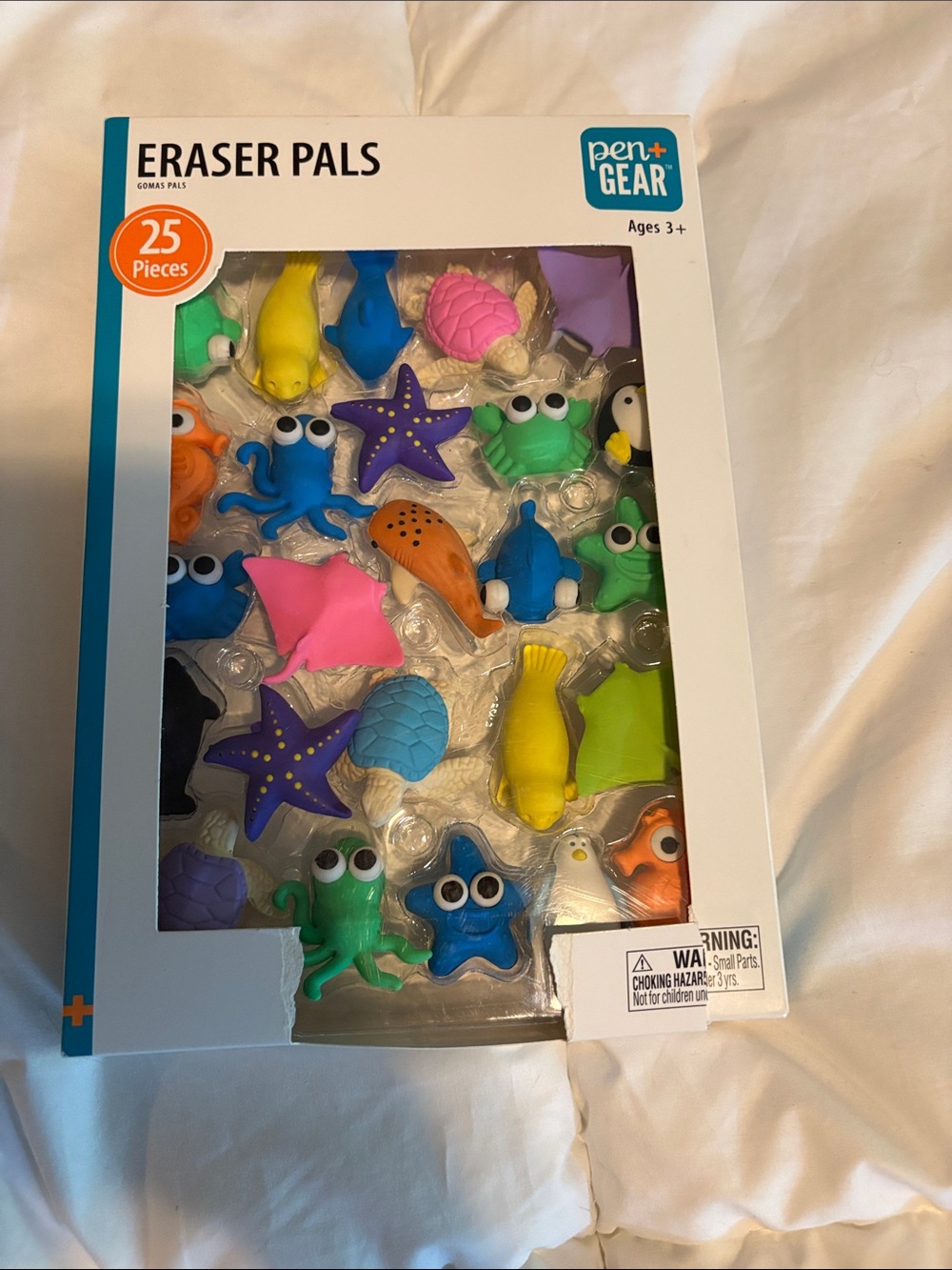 Pen+Gear Eraser Pals Sea Creature Set - Multicolor